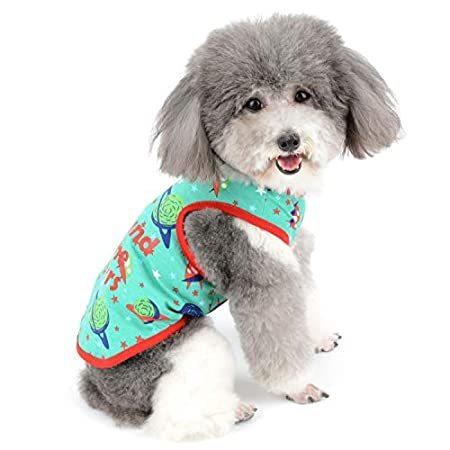 オンラインショップ かわいいｔシャツ おしゃれ 小型犬 ベスト タンクトップ 夏 犬服 ペット 特別価格zunea 海外からの素敵な商品 ひんやり 好評販売中 可愛い 洋服 ドッグウエア クール 綿製 柔らかい 猫服 アクセサリー