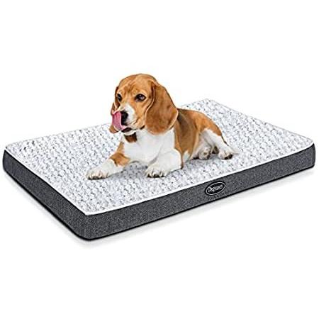 限定価格セール 海外からの素敵な商品 特別価格furpezoo Dog Bed Of Rose Plush Dog Crate Mattress With Memory Foam Pet Or好評販売中 犬用品 Smssvg Org