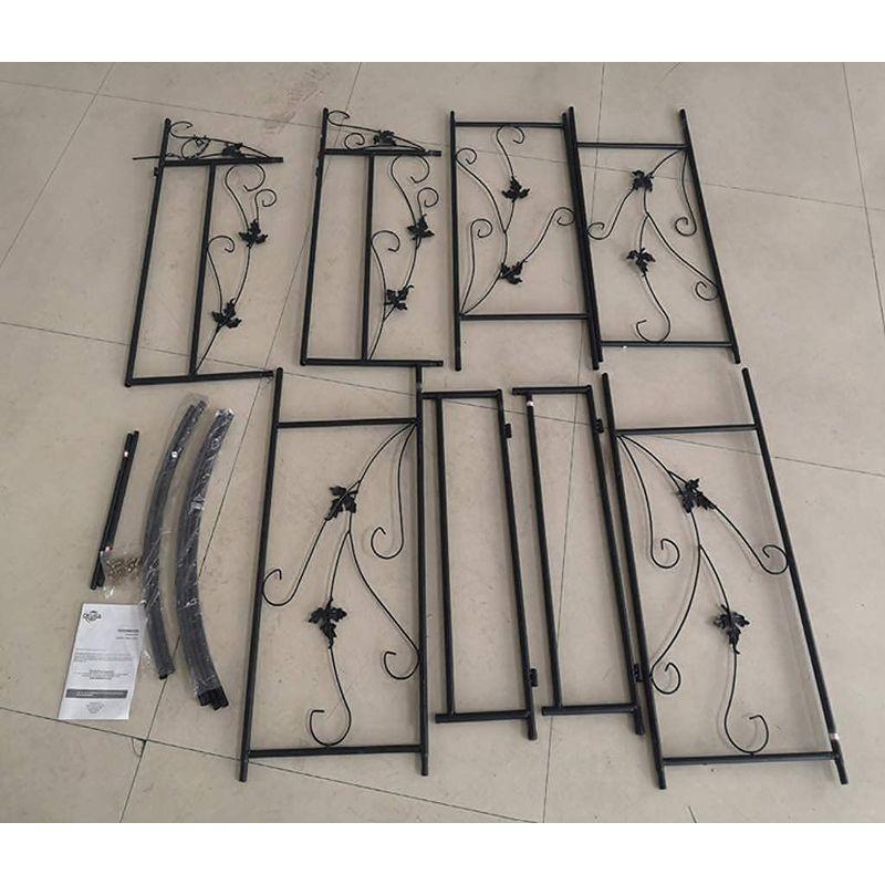 LR.store フラワーアーチ ゲート付き DIY 幅110×高さ214×奥行37cm (ローズアーチ ガーデンアーチ パーゴラアーチ バ store フラワーアーチ ゲート付き DIY 幅110×高さ214×奥行37cm ローズアーチ ガーデンアーチ パーゴラアーチ