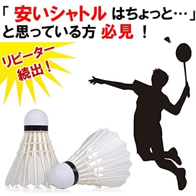 バドミントン シャトル 練習用 10ダース 120球 （初心者 中学生 高校生
