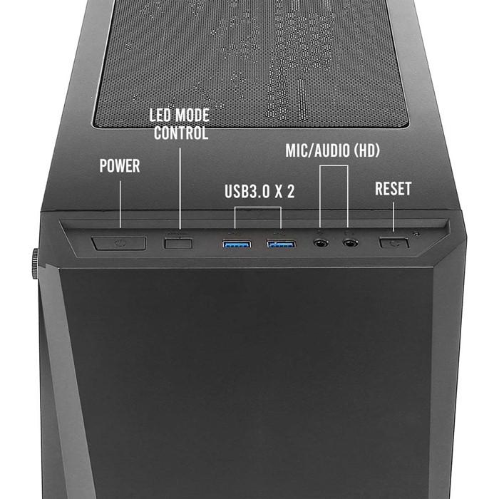 アンテック Antec ARGB搭載 強化ガラス ATX対応 ミドルタワーケース
