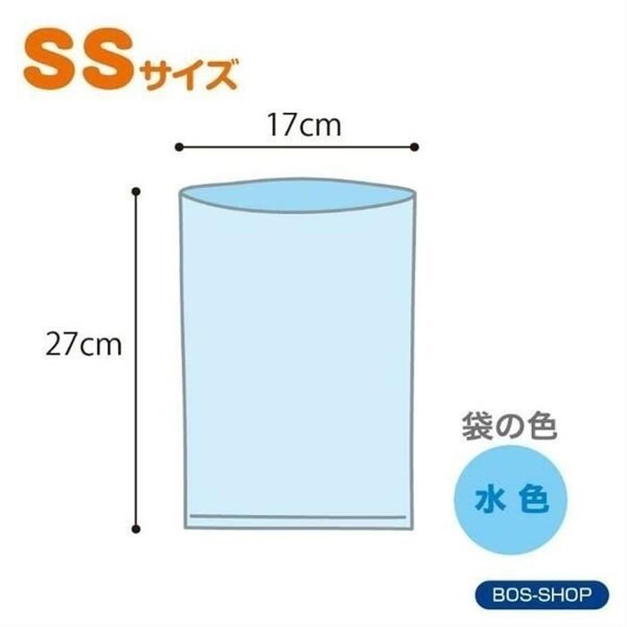 BOS うんちが臭わない袋 SSサイズ 6個セット うんちが臭わない袋BOS ペット用箱型Lサイズ 90枚入(L): 800