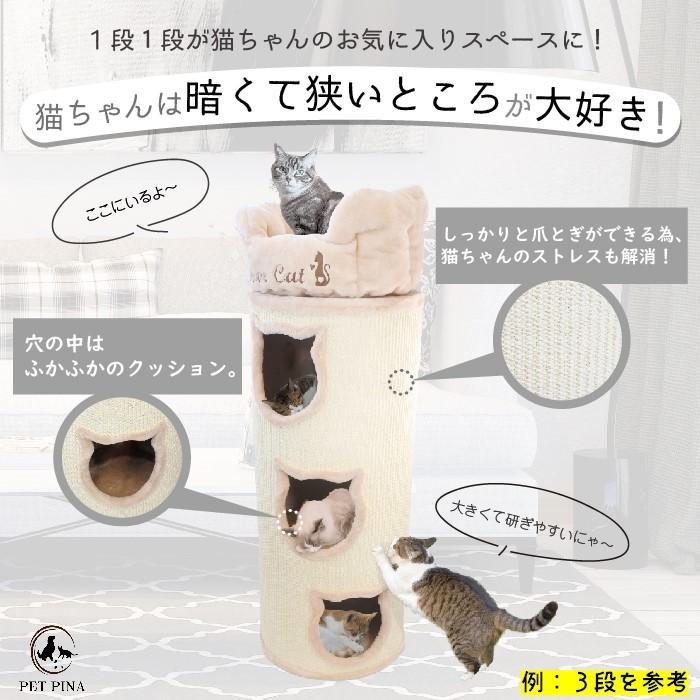 PET PINA ペットピナ キャットタワー 爪どきタワー ＆ おもちゃ 11点セット ハウス 室内 猫 子猫 おしゃれ キャットタワー 2段式 送料無料 沖縄・離島を除く｜7gadget-2｜02