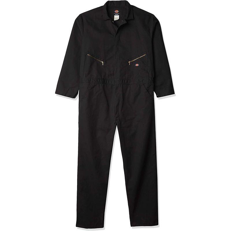 S　BLACK　ディッキーズ　デラックスカバーオール　長袖　つなぎ　4879　DICKIES