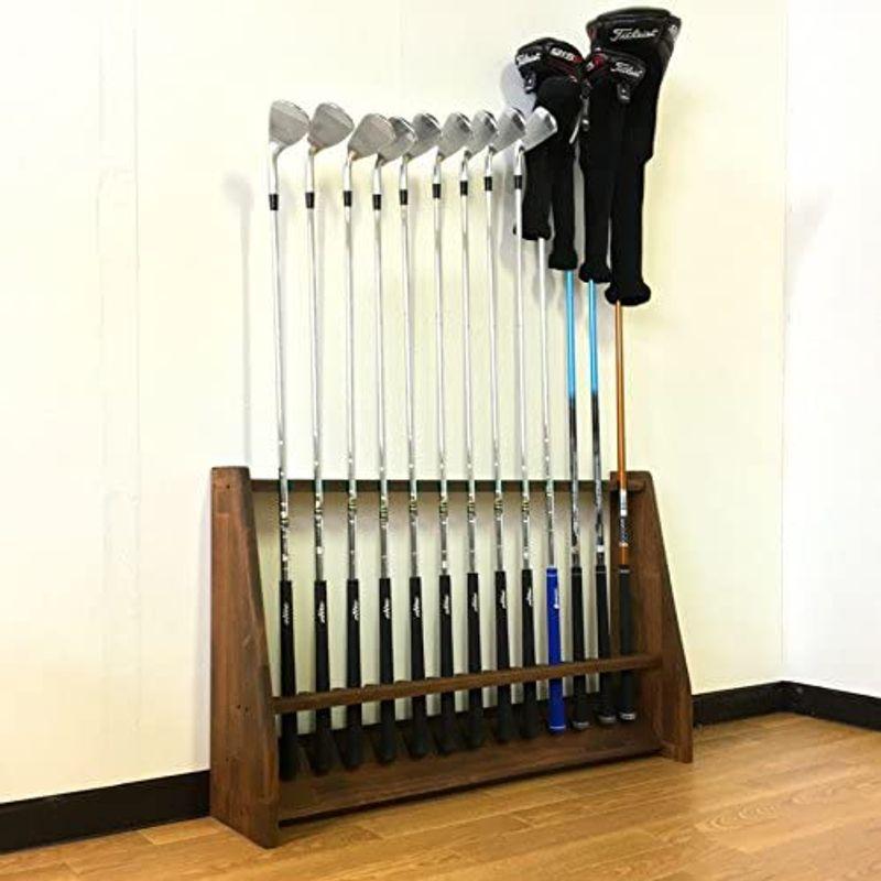 日本製 ゴルフクラブスタンド 13本用 色：ナチュラル組立済 ゴルフクラブスタンド 13本用 色：ナチュラル組立済