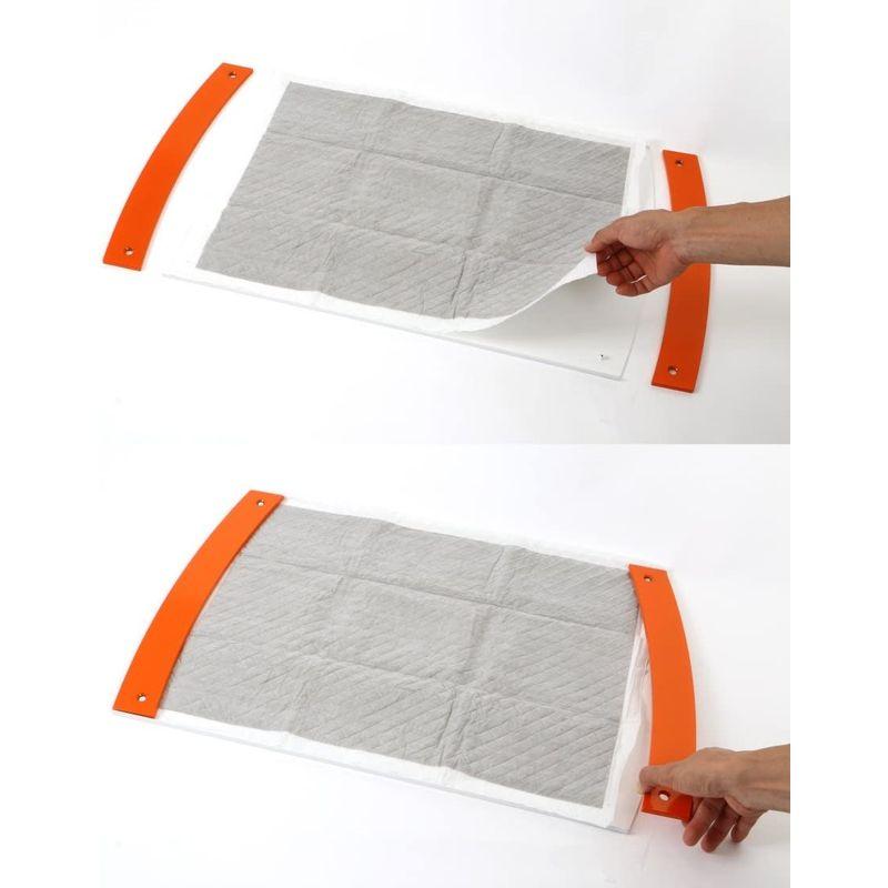 pecolo(ペコロ) Toilet Tray Wide オレンジ ワイドサイズ ペコロ Toilet Tray Wide オレンジ ワイドサイズ