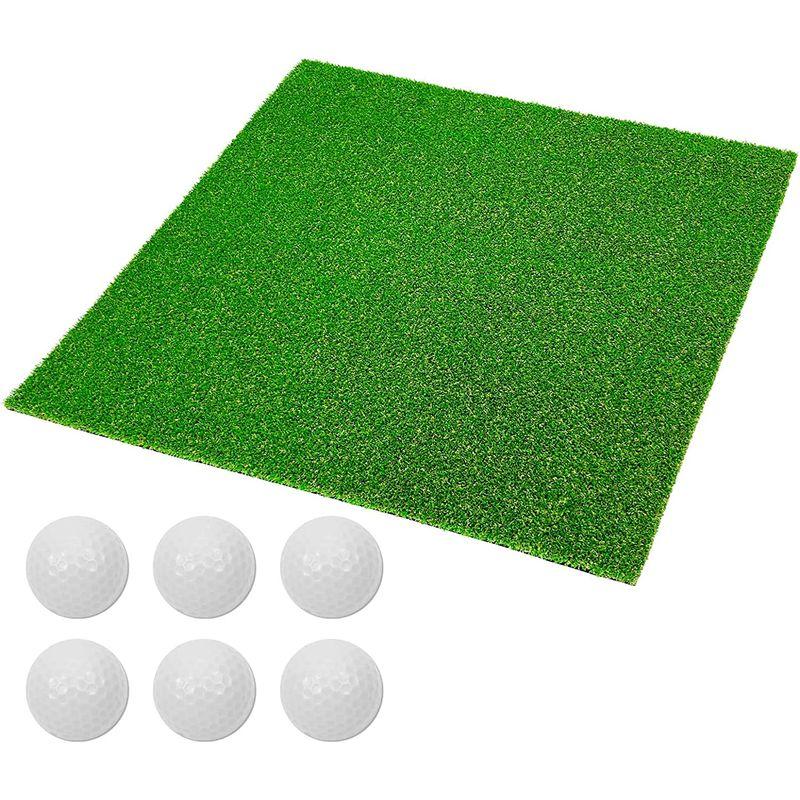 GolfStyle ゴルフマット 20mm ラフ芝 ゴルフ 練習 マット 100×100cm アイアン ショット アプローチ 練習用 Rou Y1219524105(10683円)