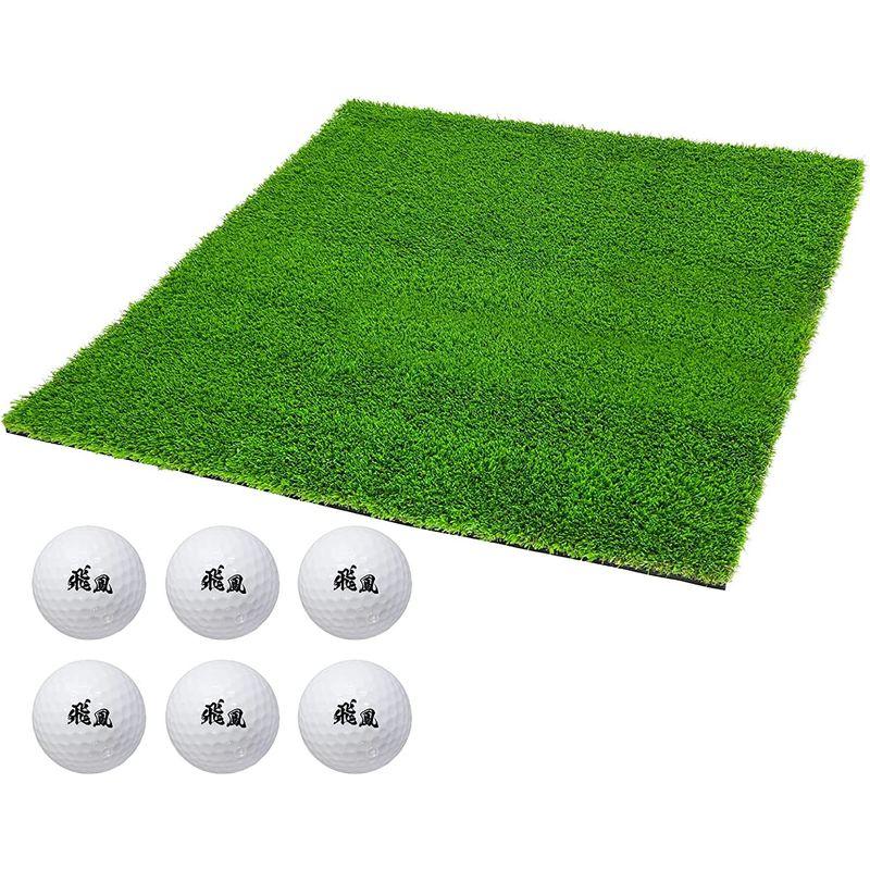 GolfStyle ゴルフマット 35mm ラフ芝 ゴルフ 練習 マット 100×100cm アイアン ショット アプローチ 練習用 Rou ゴルフマット 35mm ラフ芝 ゴルフ 練習 マット 100×100cm アイアン ショット アプローチ 練習用 Rou