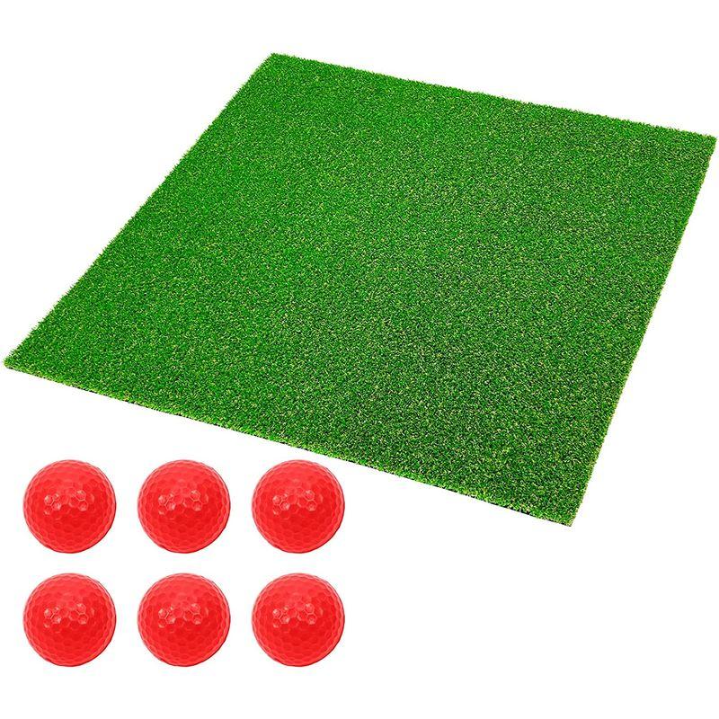 GolfStyle ゴルフマット 20mm ラフ芝 ゴルフ 練習 マット 100×100cm アイアン ショット アプローチ 練習用 Rou     商品情報    【商品名】　GolfStyle ゴルフマット 20mm ラフ芝 ゴルフ 練習 マット 100×100cm アイアン ショット アプローチ 練習用  WSO1219521889(10683円)