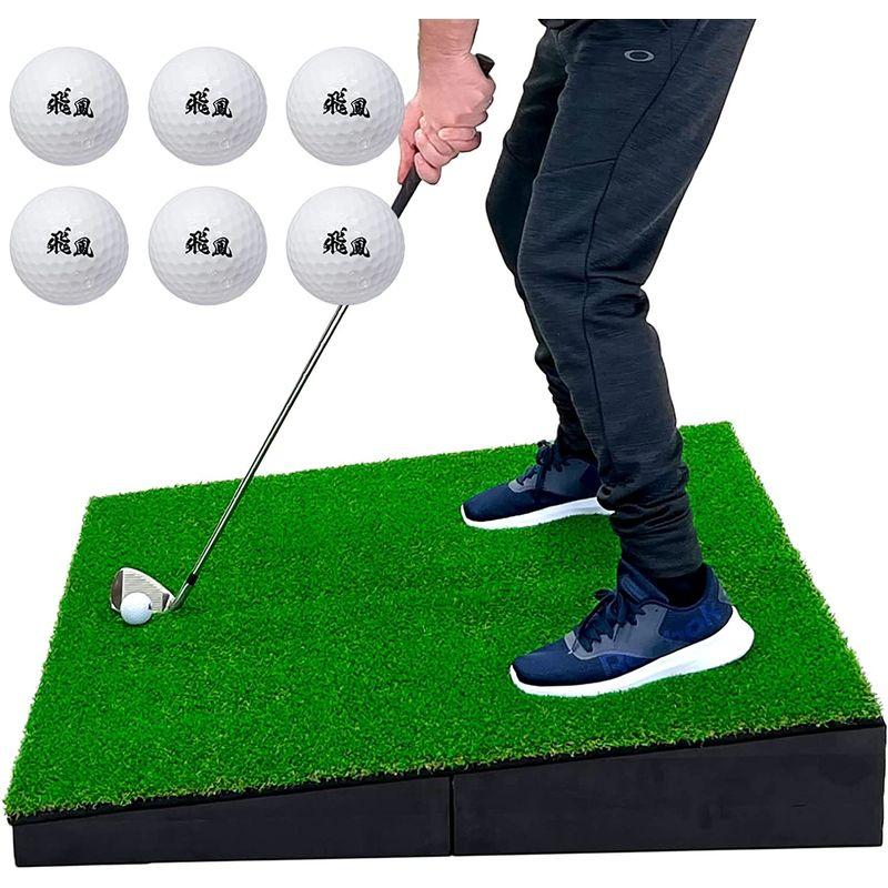（新品,未開封） GolfStyle 傾斜 ゴルフマット 100×100cm PGAプロと共同開発 ゴルフ 練習 マット 大型 斜面 アプローチ ショット 練 【CEG8785836039】(30625円)