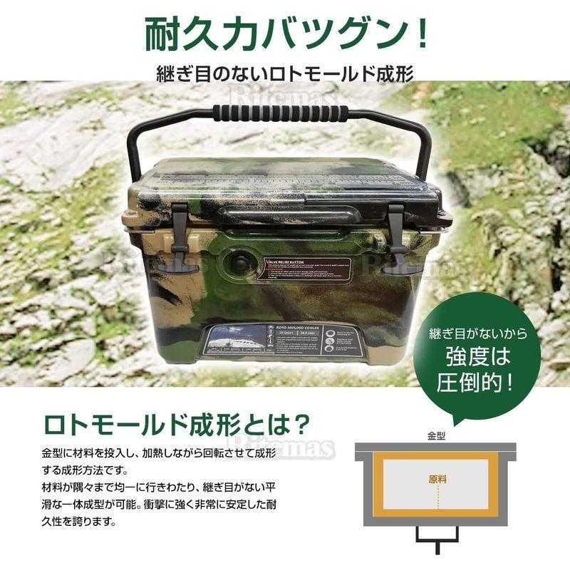 クーラーボックス 18.9L 20QT ハードクーラーボックス クーラーBOX クーラーバッグ 小型 釣り キャンプ BBQ バーベキュー 9L 20QT ハードクーラーボックス クーラーBOX クーラーバッグ 小型 釣り キャンプ BBQ バーベキュー