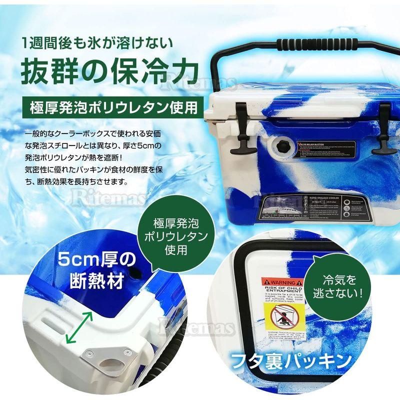 クーラーボックス 18.9L 20QT ハードクーラーボックス クーラーBOX クーラーバッグ 小型 釣り キャンプ BBQ バーベキュー 9L 20QT ハードクーラーボックス クーラーBOX クーラーバッグ 小型 釣り キャンプ BBQ バーベキュー