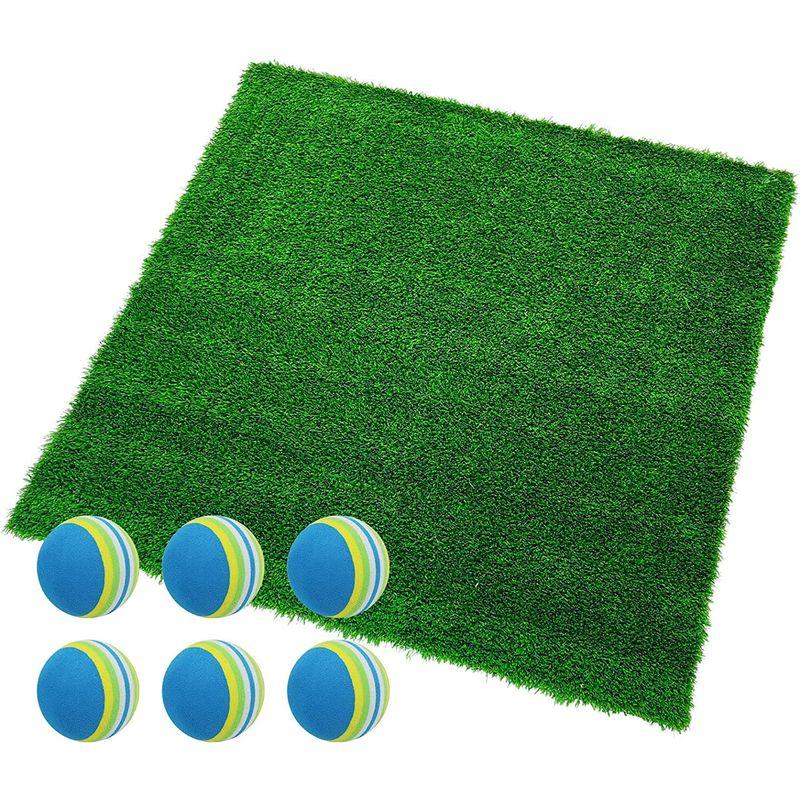 GolfStyle ゴルフマット 45mm ラフ芝 ゴルフ 練習 マット 120×120cm アイアン ショット アプローチ 練習用 Rou B1453399996(12732円)