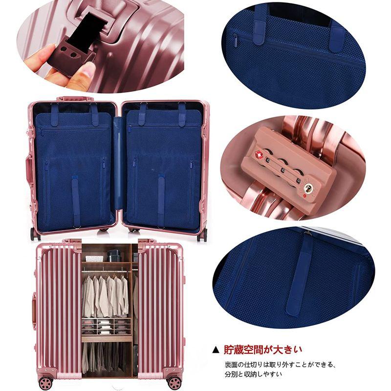 ボンイージ スーツケース アルミ・マグネシウム合金ボディ キャリーケース 機内持込 キャリーバッグ TSAロック付き 頑丈 軽量 静音 大容 スーツケース アルミ マグネシウム合金ボディ キャリーケース 機内持込 キャリーバッグ TSAロック付き 頑丈 軽量 静音 大容