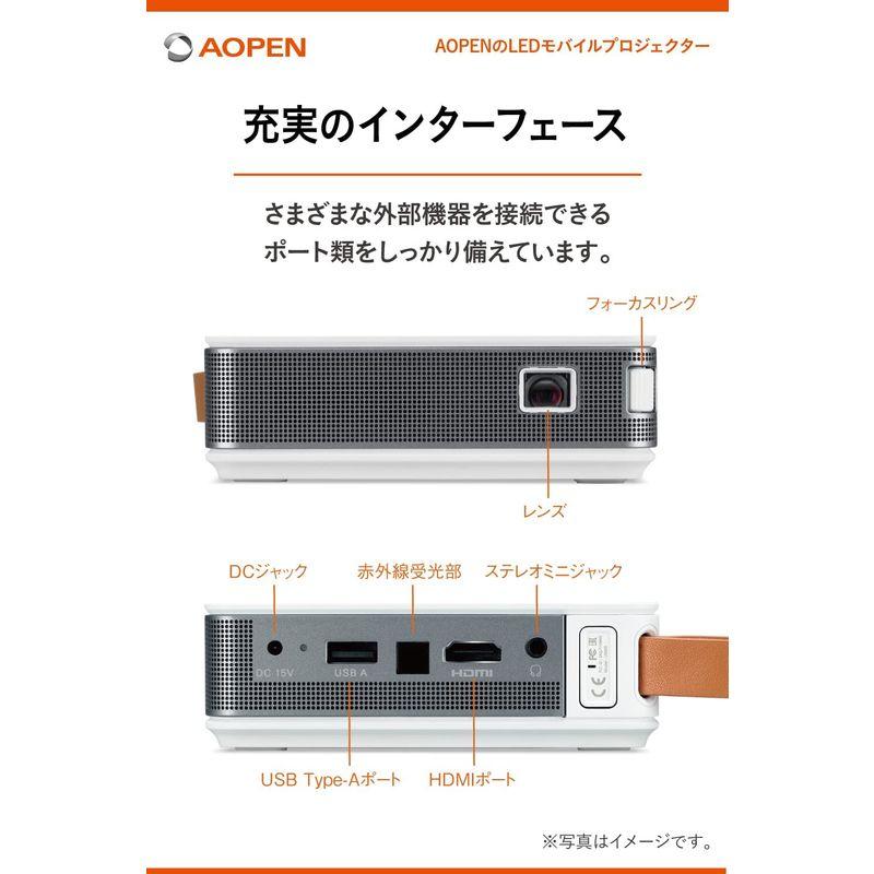 AOpen　LEDモバイルプロジェクター　PV12　480　方式　lm　854　150　(480p)　(標準)　DLP?　11　x　ANSI