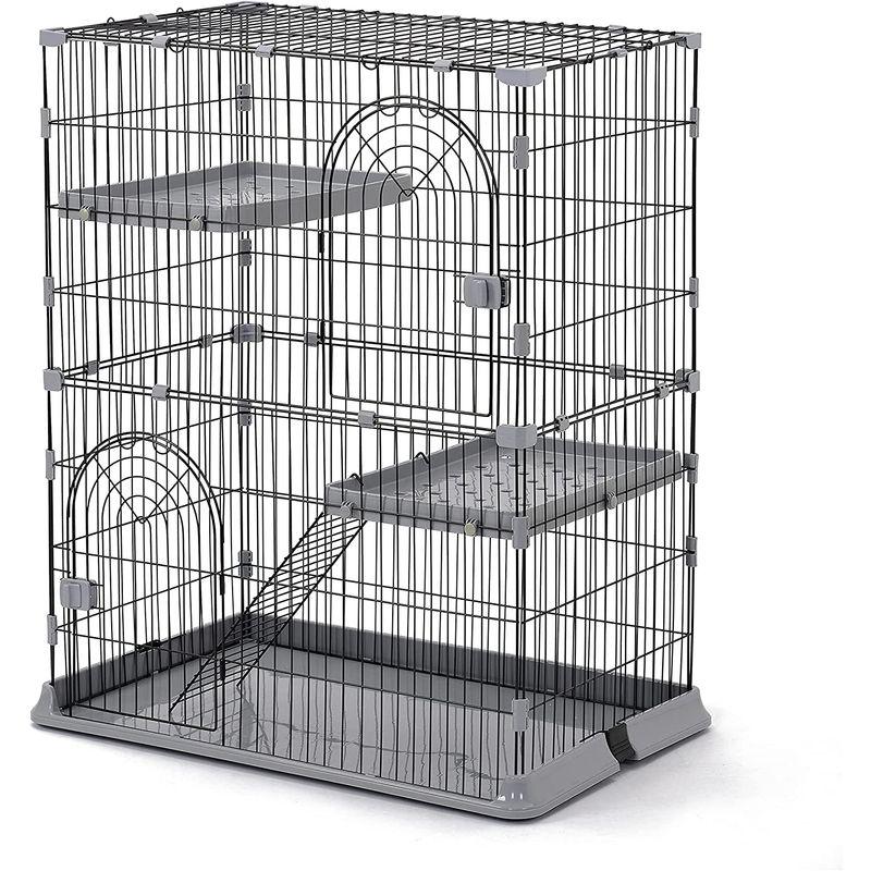 Freeberty 猫 ケージ キャットケージ 2段 猫ゲージ おしゃれ キャットハウス ネコ ハウス 多段 留守番 保護 脱走防止 多頭飼 ケージ キャットケージ 2段 猫ゲージ おしゃれ キャットハウス ネコ ハウス 多段 留守番 保護 脱走防止 多頭飼 O1162840118(10187円)