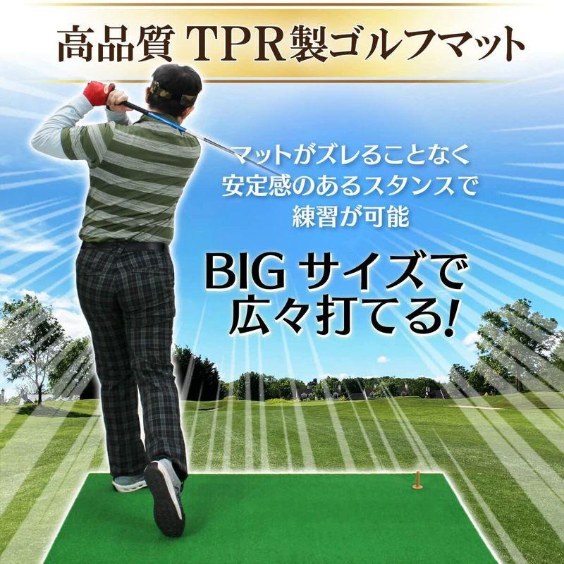 GolfStyle ゴルフマット 大型 ゴルフ 練習 マット 屋外 室内 素振り
