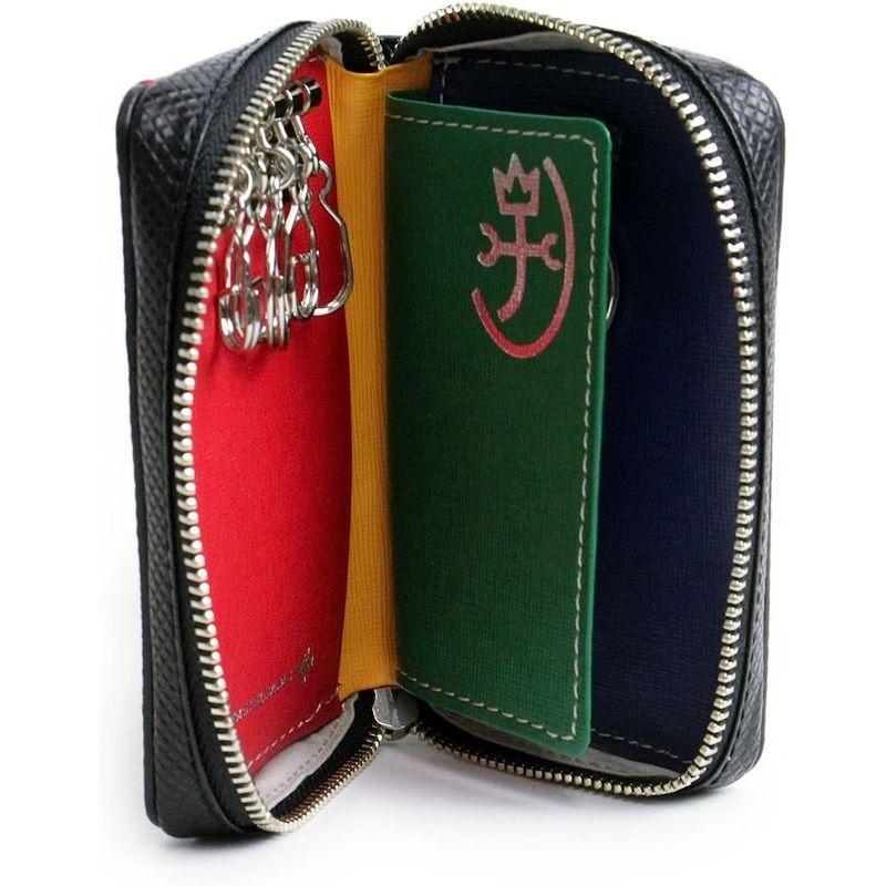 カステルバジャック TORQUE(トルク) ラウンドファスナーキーケース レザー 革小物 096633 ブラック レザー TORQUE トルク ラウンドファスナーキーケース 革小物 ブラック