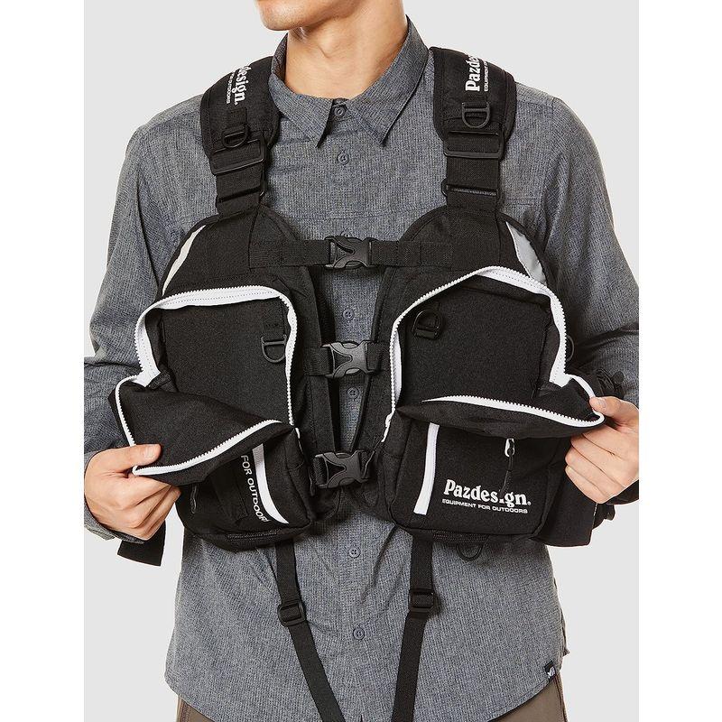 パズデザイン パズデザイン PSLマルチゲームベスト SLV-027 BK×ホワイト フリー SLV-027 Free SLV パズデザイン PSLマルチゲームベスト BK×ホワイト フリー Free