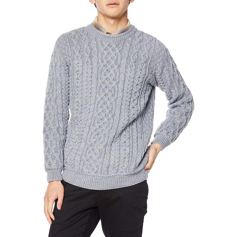 アランウーレンミルズ セーター B420 Aran sweater メンズ 385 日本 S (日本サイズS相当) SIZE ゆき丈 身幅 着丈 5cm セーター B420 Aran sweater メンズ 日本 日本サイズS相当 ウール
