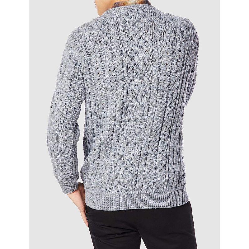 アランウーレンミルズ セーター B420 Aran sweater メンズ 385 日本 S (日本サイズS相当) SIZE ゆき丈 身幅 着丈 5cm セーター B420 Aran sweater メンズ 日本 日本サイズS相当 ウール