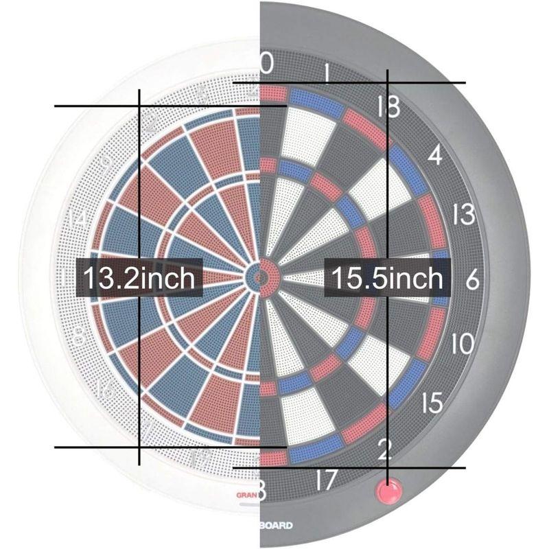 GRAN GRAN BOARD 132 ホワイト (ブルー/レッド) ハードダーツ規格 ソフトダーツ用ダーツボード (通信対戦 Blueto GRAN BOARD ホワイト ブルー/レッド ハードダーツ規格 ソフトダーツ用ダーツボード 通信対戦 Blueto