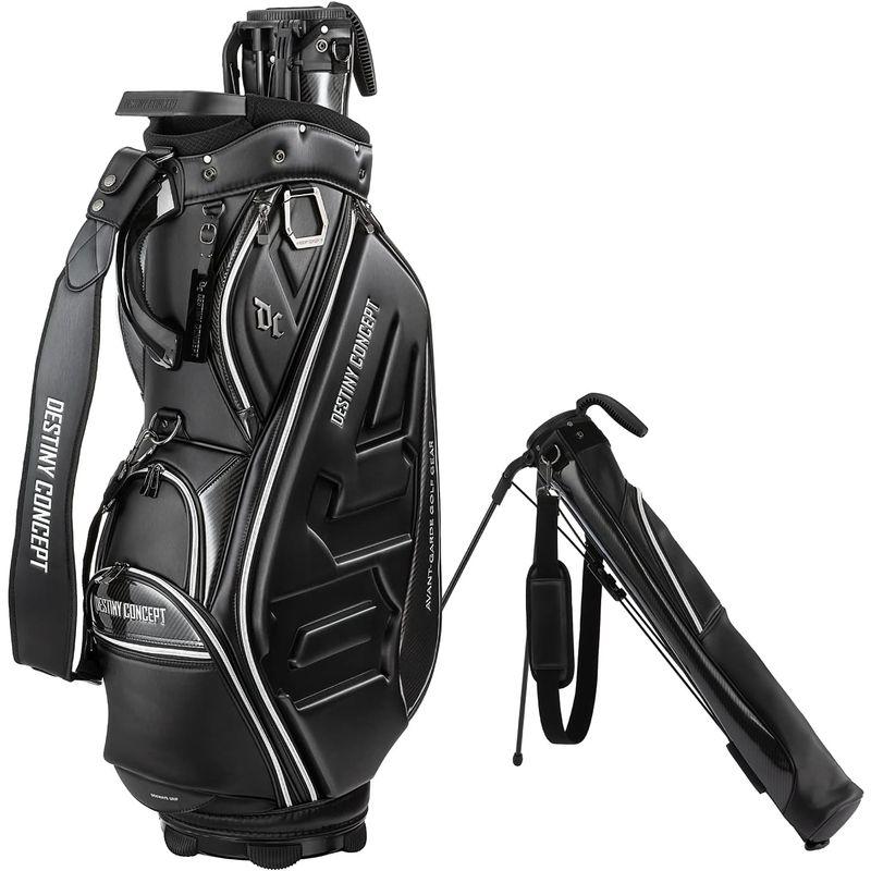[即日発送] ディスティニーコンセプトDESTINY CONCEPT デュアル キャディバッグ DC-X14B DUAL セルフスタンドクラブケース 内蔵 【NAN1018598345】(35507円)