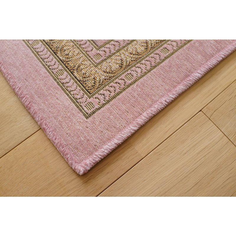 サヤンサヤン 花柄 ラグマット 絨毯 アルダ 200x200 2畳 ローズ ゴブラン織 ベルギー製 花柄 ラグマット 絨毯 アルダ 200x200 2畳 ローズ ゴブラン織 ベルギー製