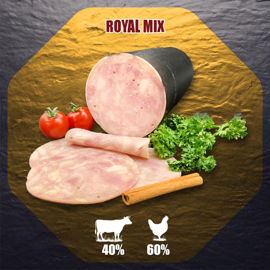 みハム 7HAM ロイヤルミックス 贅沢 ごろごろ食感 牛肉と鶏肉のハム 200g