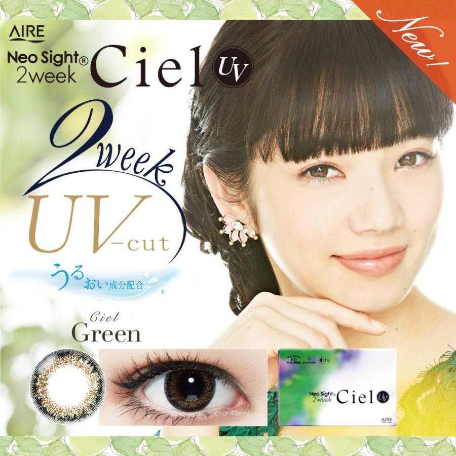 NeoSight 最安挑戦 24時間 注文受付 AIRE ネオサイト2ウィークシエルUV