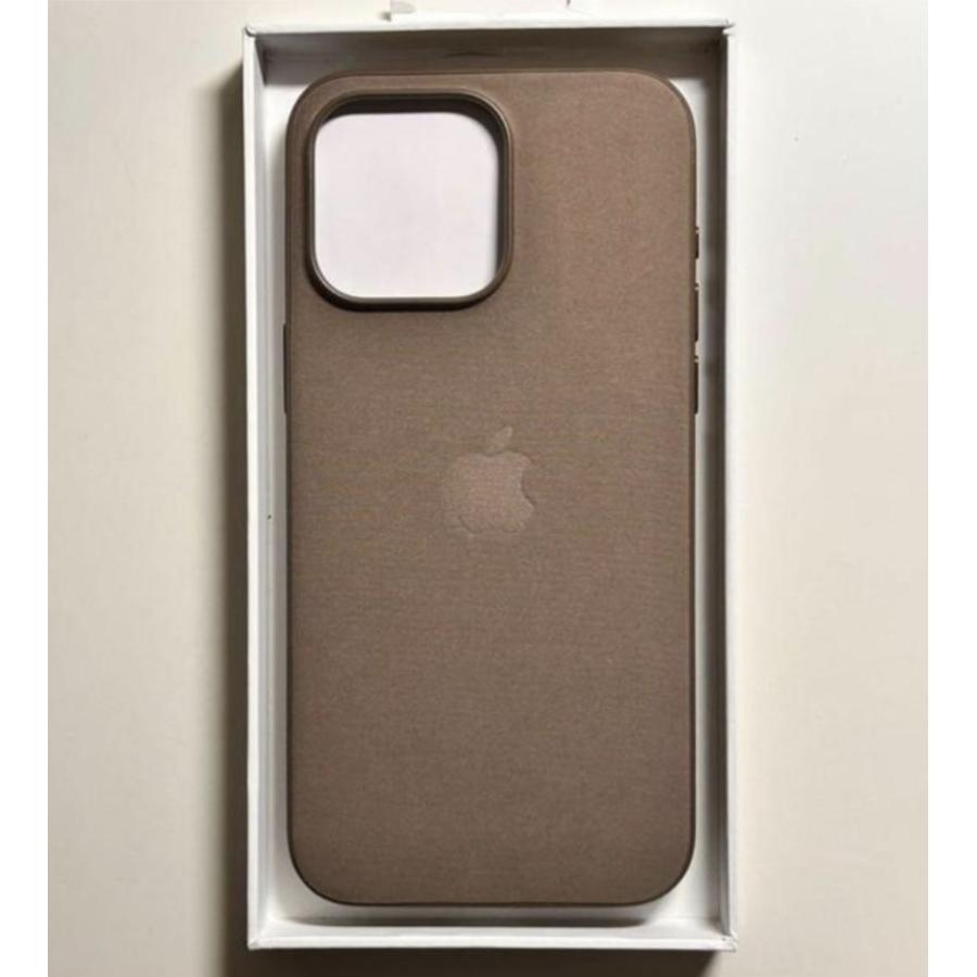 新品 純正 iPhone 15 Pro Max ファインウーブンケース・トープ 並行