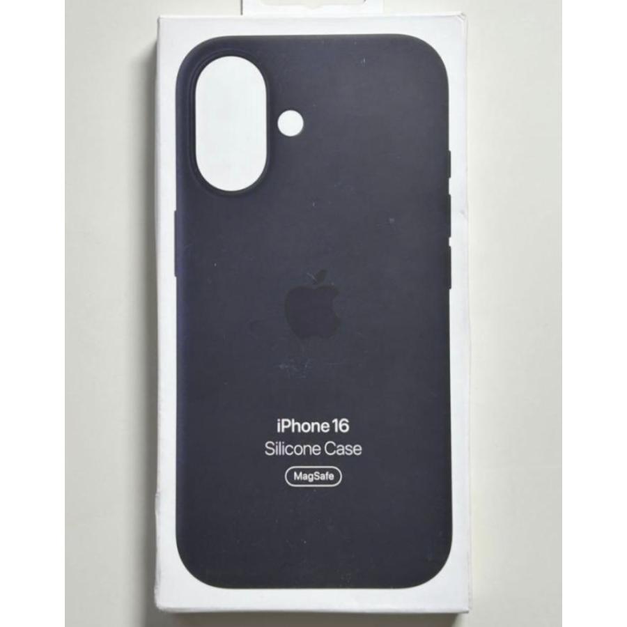 【ほぼ新品】iPhone16 ブラック 128GB 純正シリコンケース付き(黒) 新品 純正 iPhone 16 シリコンケース・ブラック 並行輸入品