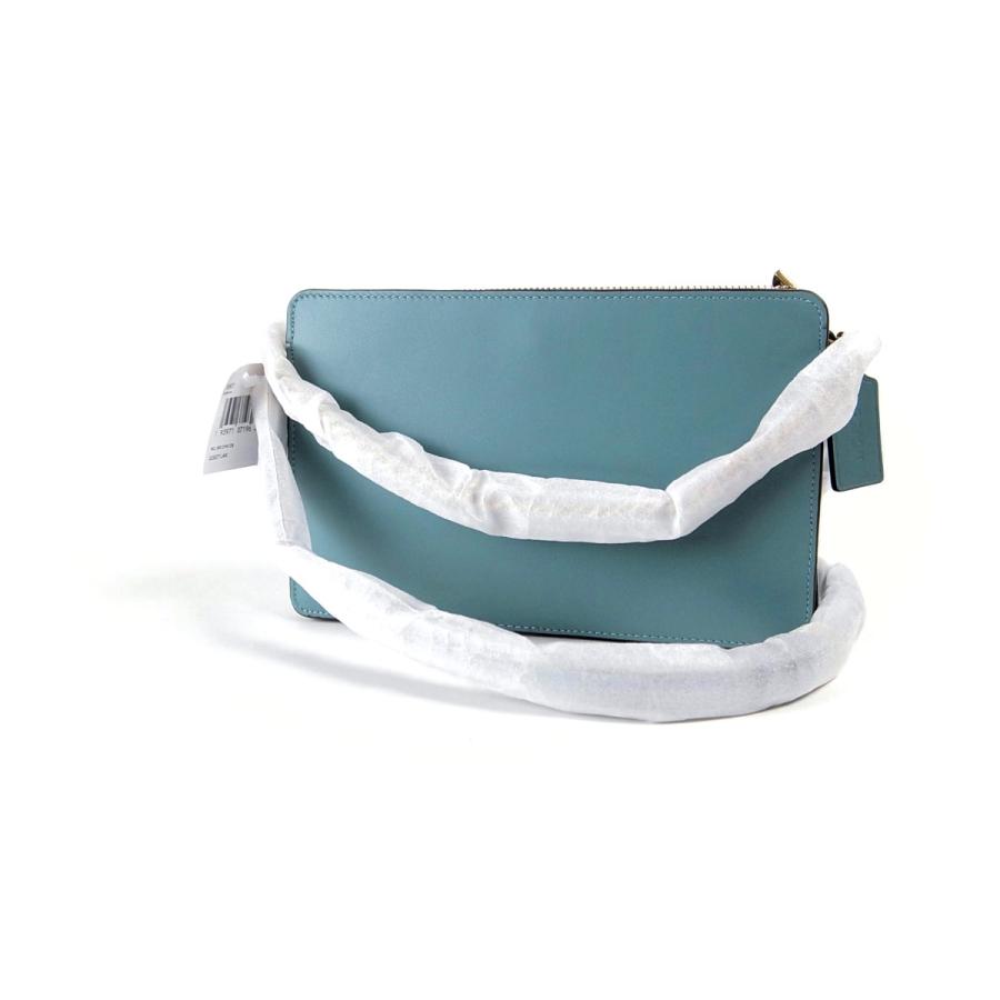 コーチ シグネチャー チェーン クロスボディ バック 78801 青 質屋出品  