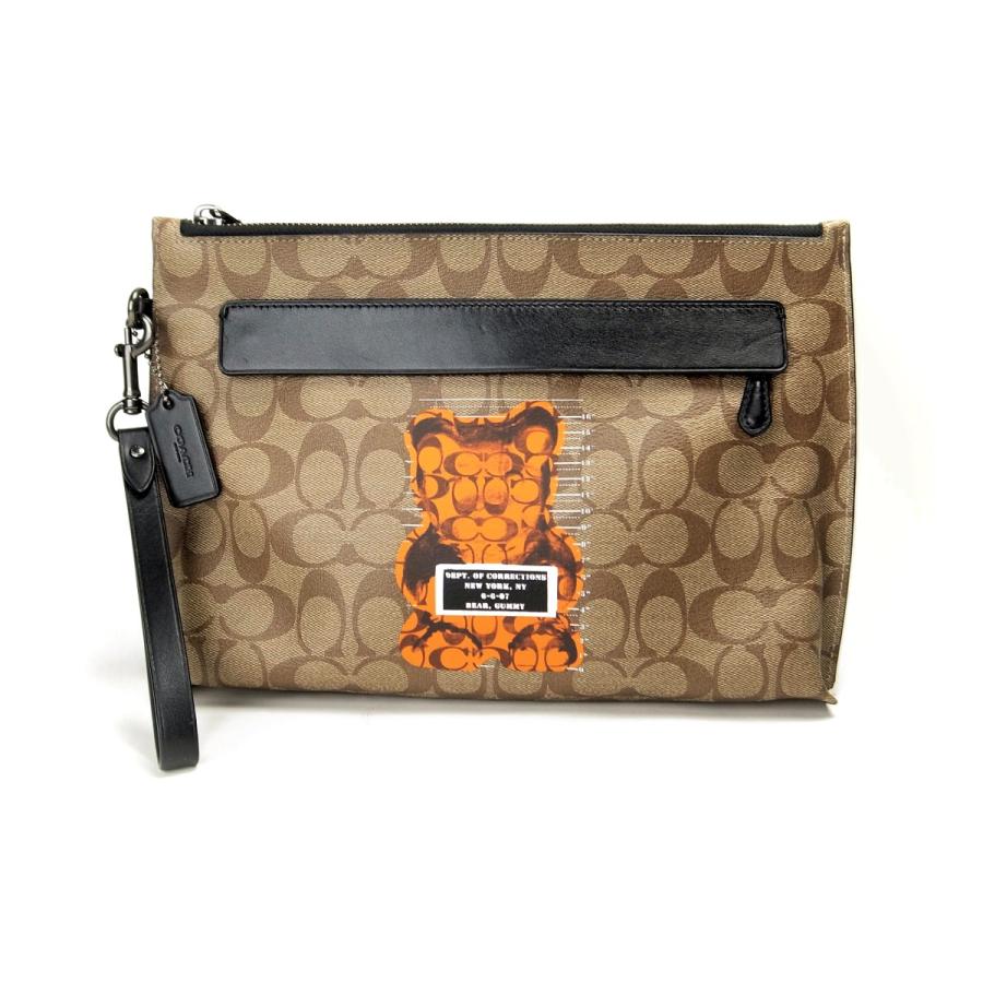COACH（コーチ） クラッチ バッグ E1980-F76858 メンズ ブラウン 質屋 