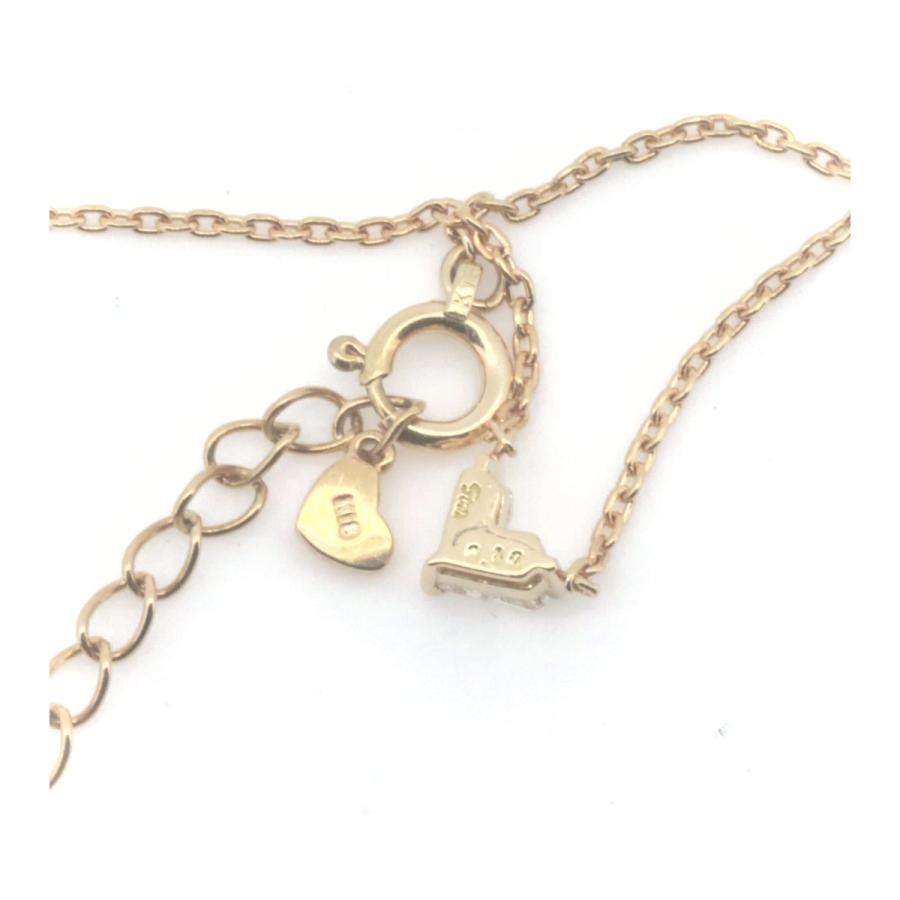 スタージュエリー ミステリアスハート ダイヤモンド ネックレス 0.10ct 