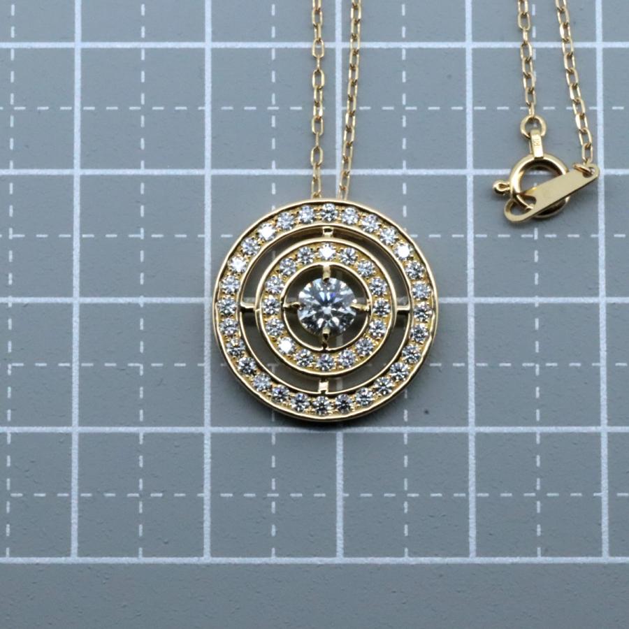 「ラッシー」 ダイヤモンド0.12ct/K18ペンダント.ネックレス ビズー公式】 ダイヤモンド SIクラス ラウンドカット PT K18