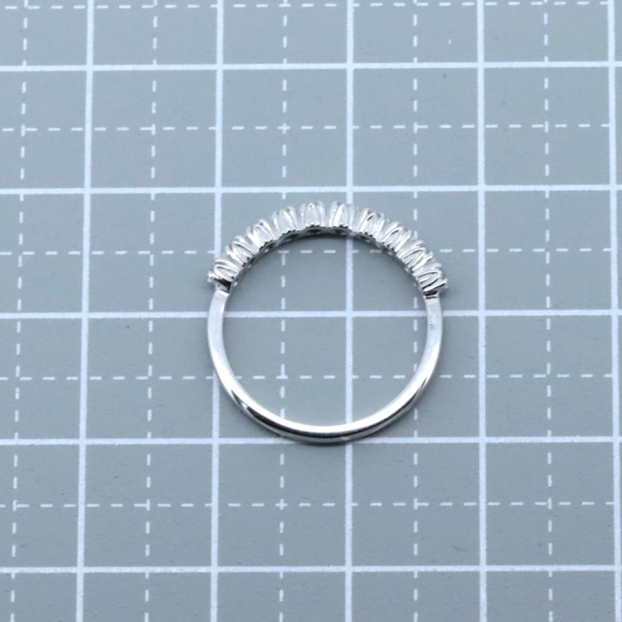AHKAH（アーカー） ハーフエタニティ ダイヤモンド リング 指輪 8号