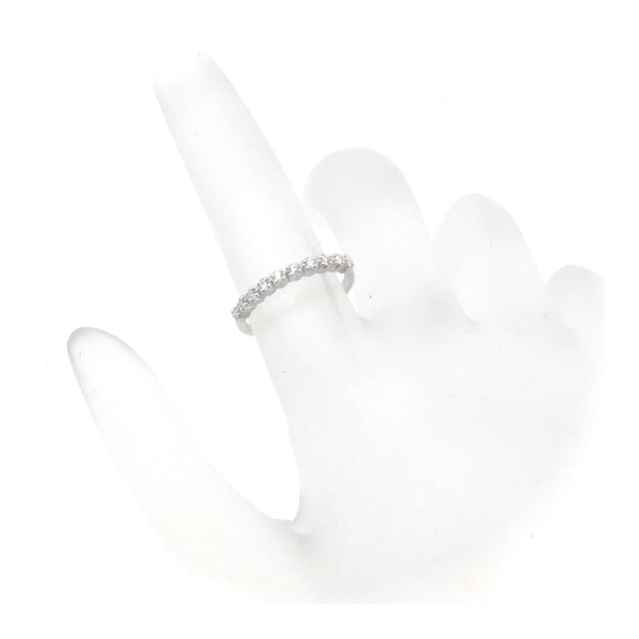 AHKAH（アーカー） ハーフエタニティ ダイヤモンド リング 指輪 8号