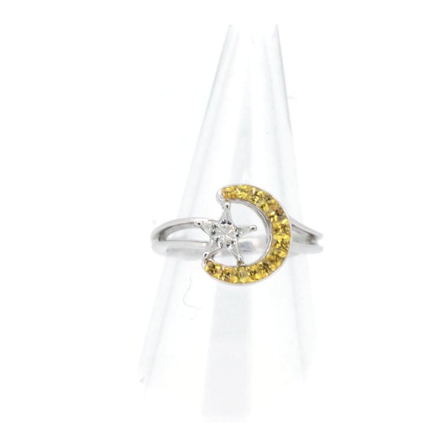 14:(笠原真寿美)イエローサファイアリング【値下げ】