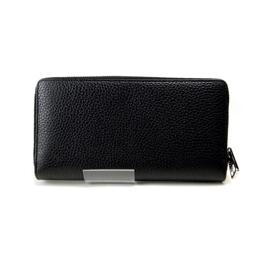 グッチ ラウンドファスナー長財布小銭入れ付 473928 メンズ 黒 質屋  