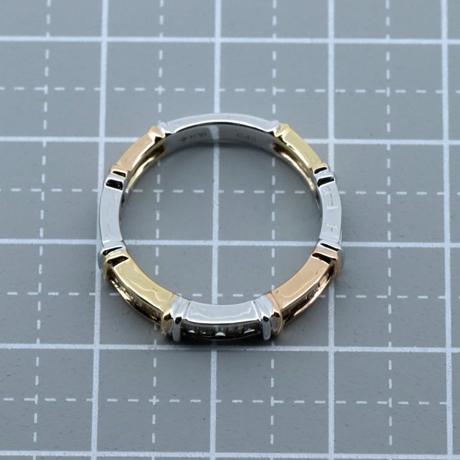 GSTV ダイヤモンド リング 指輪 0.45ct 13号 K18PG/K18WG(18金 ピンク 