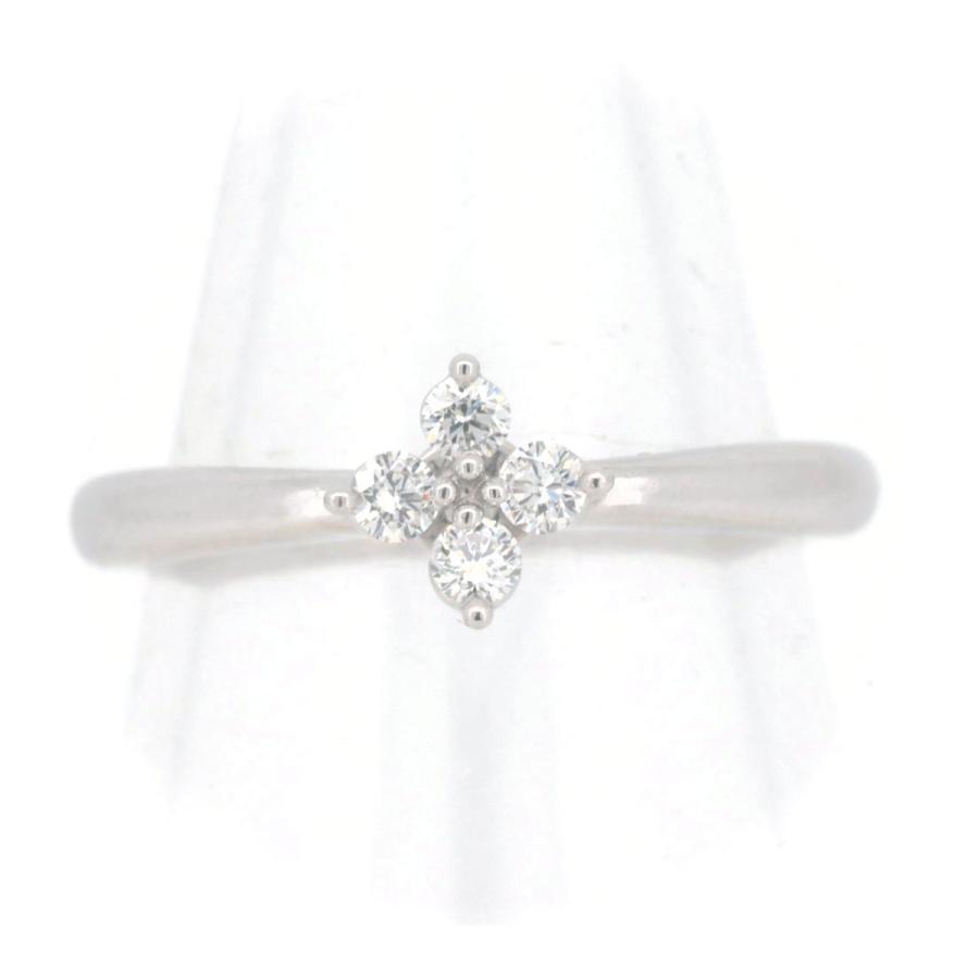 TASAKI タサキ ダイヤモンド リング 指輪 11.5号 0.18ct K18WG(18金  