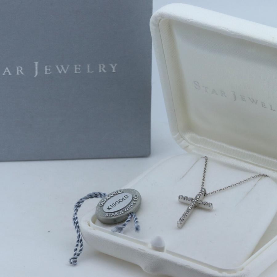 値下げスタージュエリーSTAR JEWELRY揺れるクロスダイヤモンド