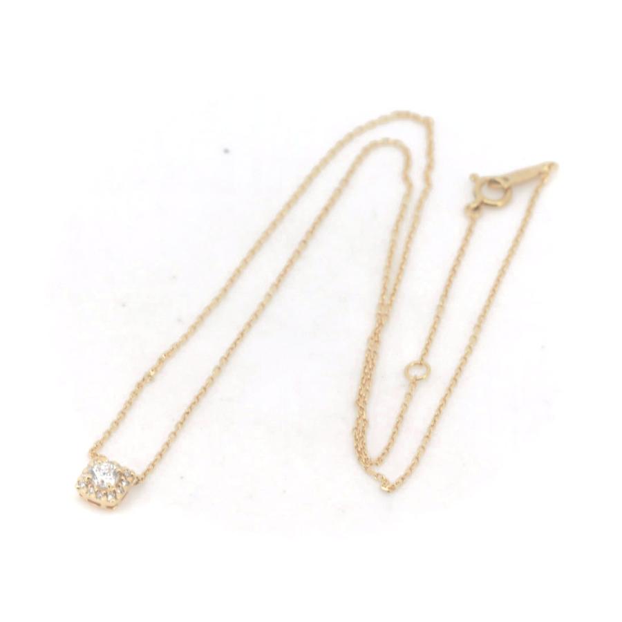 ヴァンドーム青山 ダイヤモンド ネックレス 0.27ct K18YG(18金 
