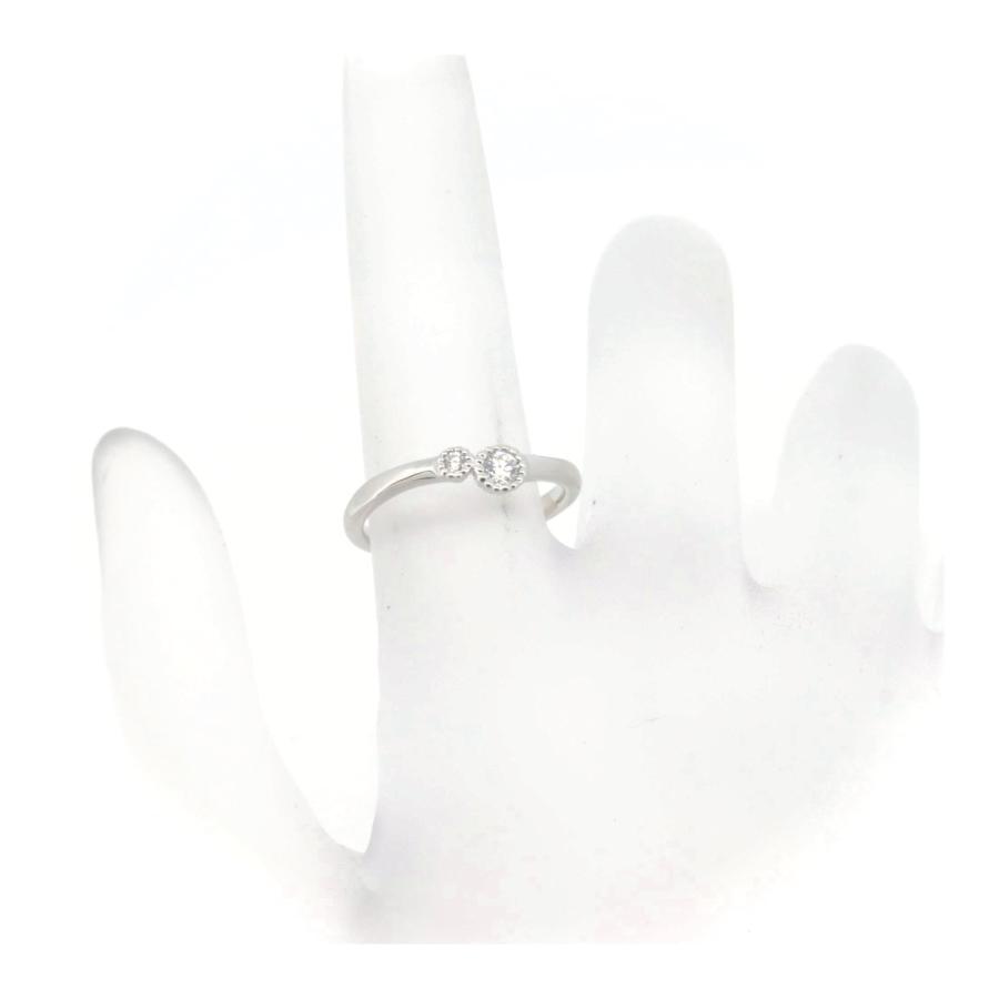 STAR JEWELRY スタージュエリー ダイヤモンド リング 指輪 0.11ct 9号  