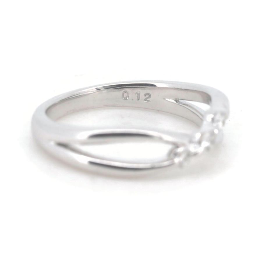 TASAKI タサキ ダイヤモンド リング 指輪 0.12CT 11号 K18WG(18金  