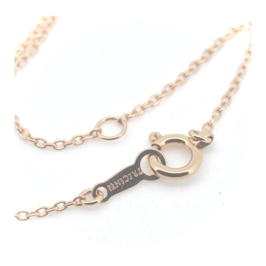 トレセンテ ピコリーナ ネックレス ダイヤモンド 0.07CT K18PG(18金 