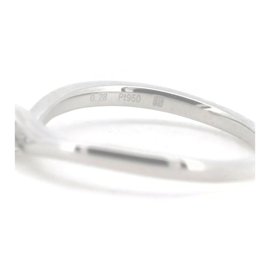 俄 ニワカ ダイヤモンド リング 指輪 初桜 ういざくら 14号 0.28CT  