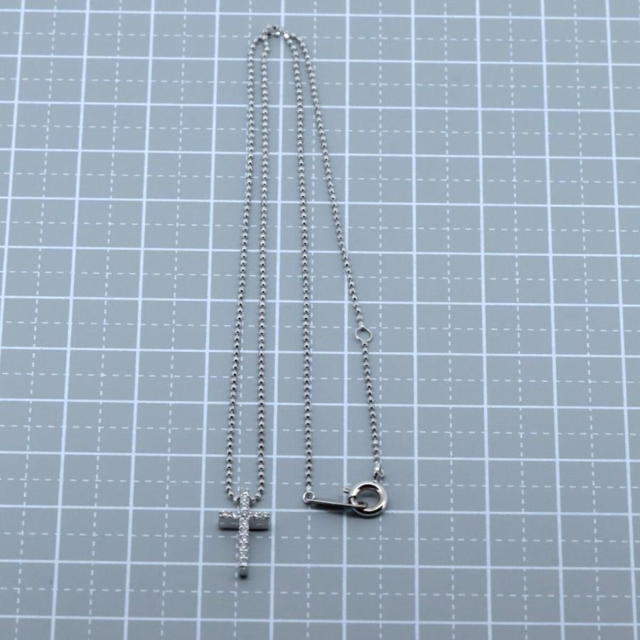 VENDOME AOYAMA ヴァンドーム青山 ダイヤモンド クロス ネックレス  