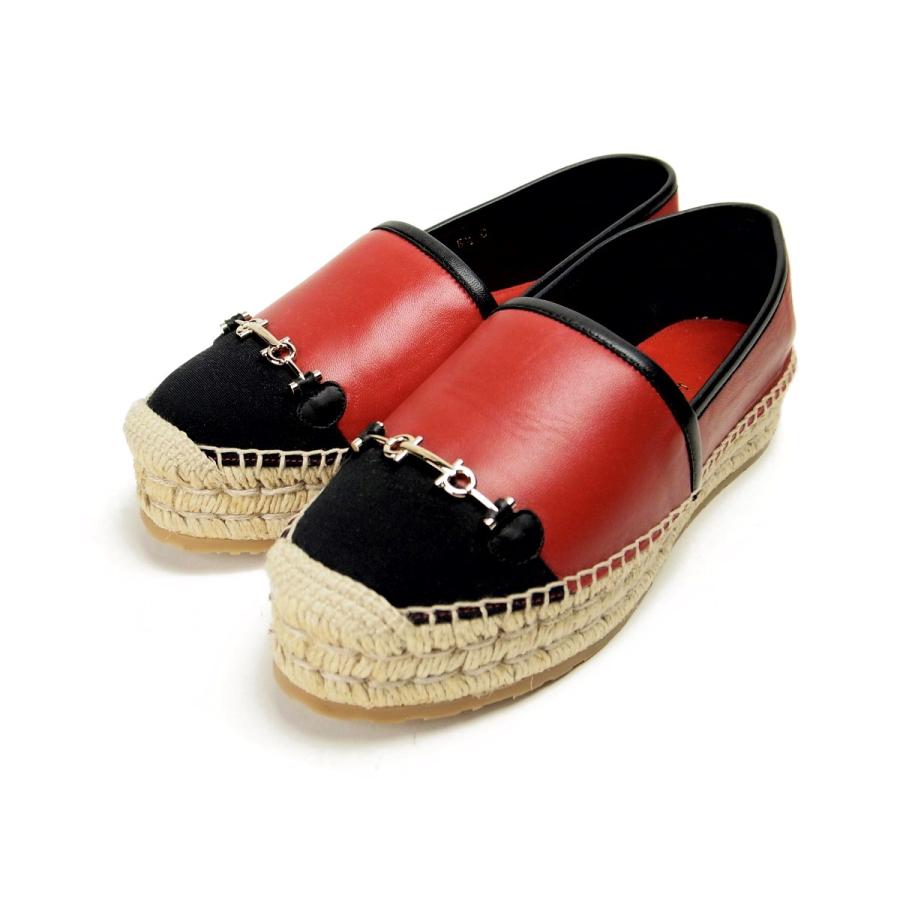 レディース エスパドリーユ 742394 シューズ 靴 24cm 6 1/2 フェラガモ  